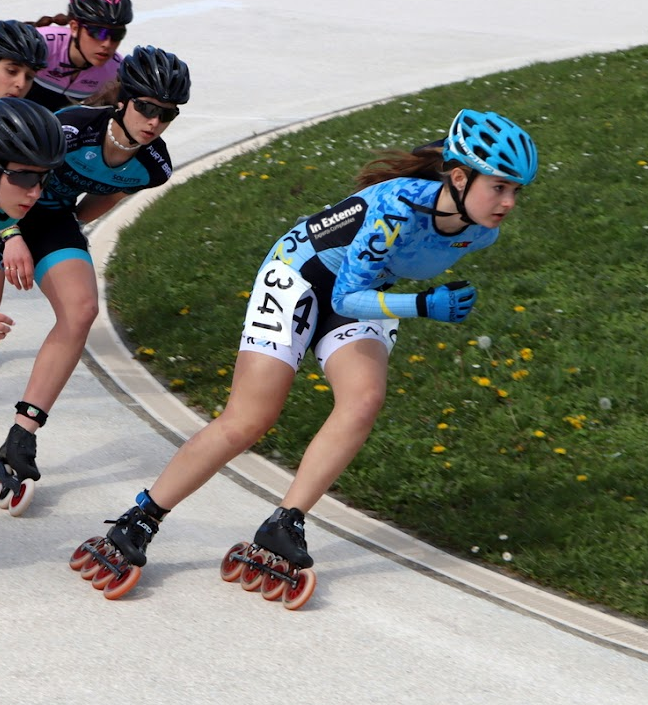 Patineur du RC²A en action